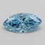 1.42 Ct. Fancy Vivid  Blue Marquise Lab Grown Diamond