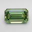 2.20 Ct. Fancy Vivid Green Emerald Lab Grown Diamond