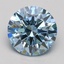 2.00 Ct. Fancy Blue Round Lab Grown Diamond