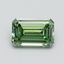 0.70 Ct. Fancy Vivid Green Emerald Lab Grown Diamond