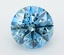 3.02 Ct. Fancy Vivid  Blue Round Lab Grown Diamond