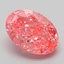 3.34 Ct. Fancy Vivid Pink Oval Lab Grown Diamond