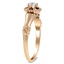 The Susie Ring, smalltop view on a hand