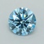 1.00 Ct. Fancy Vivid  Blue Round Lab Grown Diamond