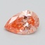 1.53 Ct. Fancy Intense Pink Pear Lab Grown Diamond