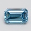 1.5 Ct. Fancy Vivid Malibu Blue Emerald Lab Grown Diamond