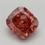 1.51 Ct. Fancy Vivid Pink Cushion Lab Grown Diamond