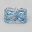 4.09 Ct. Fancy Vivid Blue Radiant Lab Grown Diamond