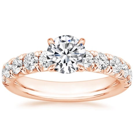14K Rose Gold Ellora Diamond Bridal Set