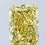 2.04 Ct. Fancy Vivid Yellow Radiant Lab Grown Diamond