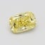 1.02 Ct. Fancy Intense Yellow Cushion Lab Grown Diamond