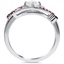 Pinwheel Galaxy Diamond and Ruby Ring, smallside view