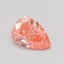 0.49 Ct. Fancy Vivid Pink Pear Lab Grown Diamond