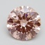 2.51 Ct. Fancy Intense Pink Round Lab Grown Diamond