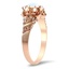 The Madelaine Ring, smalltop view on a hand