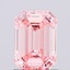 1.05 Ct. Fancy Vivid Pink Emerald Lab Grown Diamond