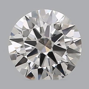 Round diamond — real photo