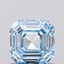 1.03 Ct. Fancy Intense Blue Asscher Lab Grown Diamond