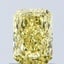 1.01 Ct. Fancy Vivid Yellow Radiant Lab Grown Diamond