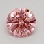 0.63 Ct. Fancy Vivid Pink Round Lab Grown Diamond