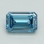 1.02 Ct. Fancy Vivid Blue Emerald Lab Grown Diamond