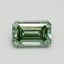 0.76 Ct. Fancy Intense Pacific Green Emerald Lab Grown Diamond