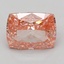 6.07 Ct. Fancy Vivid Pink Cushion Lab Grown Diamond