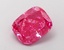 1.29 Ct. Fancy Vivid  Pink Cushion Lab Grown Diamond