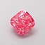 1.0 Ct. Fancy Vivid Pink Cushion Lab Grown Diamond