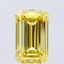 5.01 Ct. Fancy Intense Yellow Emerald Lab Grown Diamond