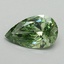 0.62 Ct. Fancy Vivid Green Pear Lab Grown Diamond