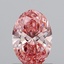 1.10 Ct. Fancy Vivid  Pink Oval Lab Grown Diamond