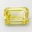 5.06 Ct. Fancy Intense  Yellow Emerald Lab Grown Diamond