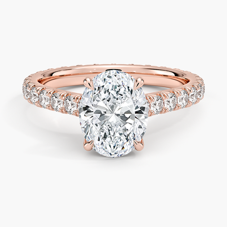 14K Rose Gold Sienna Eternity Diamond Ring