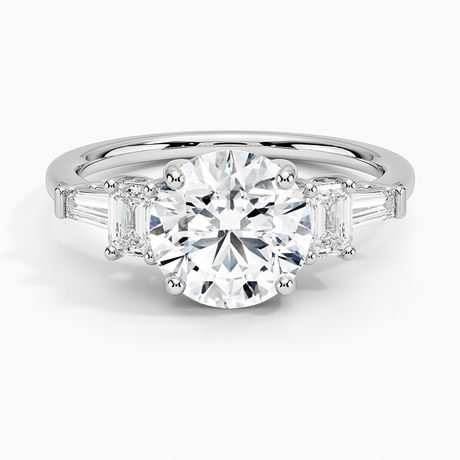 Platinum Cleo Five Stone Diamond Ring