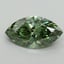 1.8 Ct. Fancy Vivid Pacific Green Marquise Lab Grown Diamond
