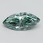 3.21 Ct. Fancy Vivid Green Marquise Lab Grown Diamond