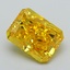 2.66 Ct. Fancy Vivid Yellow Radiant Lab Grown Diamond
