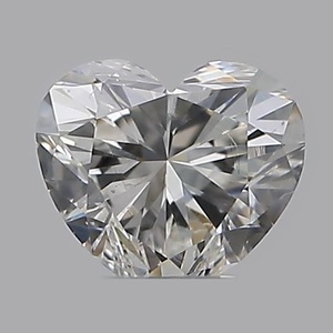 Heart diamond — real photo