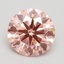 2.31 Ct. Fancy Intense Pink Round Lab Grown Diamond