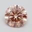 2.15 Ct. Fancy Intense Pink Round Lab Grown Diamond