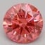 1.52 Ct. Fancy Vivid Pink Round Lab Grown Diamond
