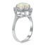 The Lakisha Ring, smalltop view on a hand
