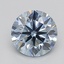 1.03 Ct. Fancy Vivid  Blue Round Lab Grown Diamond