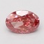 1.51 Ct. Fancy Vivid Pink Oval Lab Grown Diamond