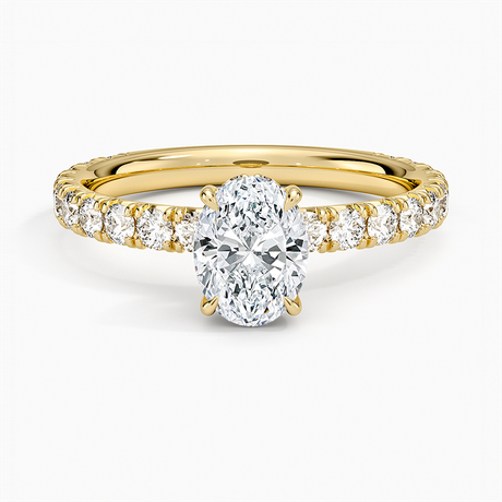 Perfect Fit French Pavé Diamond Ring