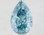 1.55 Ct. Fancy Vivid Greenish Blue Pear Lab Grown Diamond