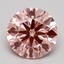 2.00 Ct. Fancy Intense Pink Round Lab Grown Diamond