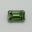 2.19 Ct. Fancy Vivid Green Emerald Lab Grown Diamond