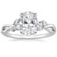 Platinum Willow Diamond Ring (1/8 ct. tw.), smalltop view